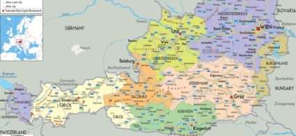 Mappa dell’Austria